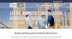 Desktop Screenshot of crhackettlaw.com